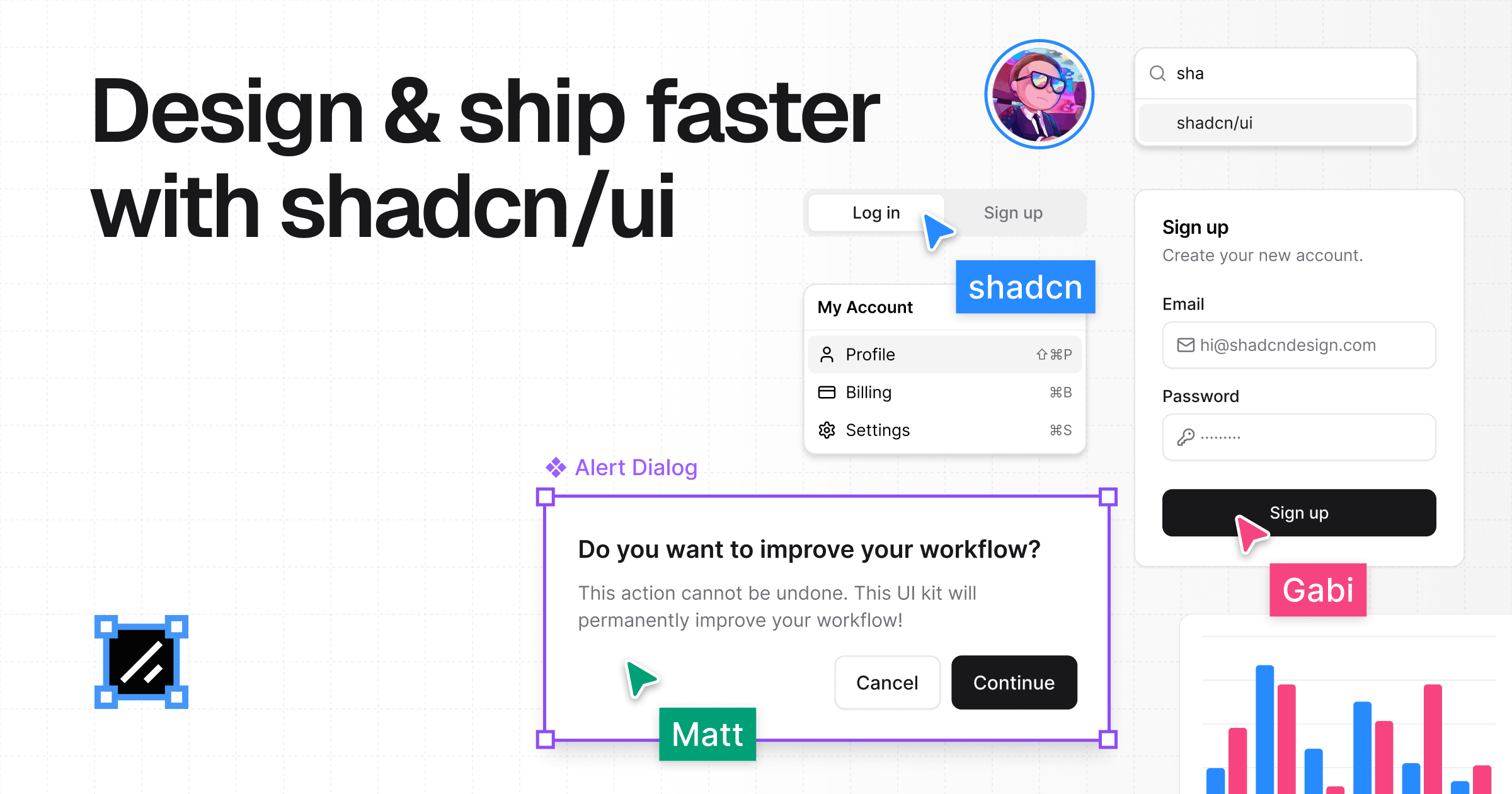 Screenshot of shadcndesign.com